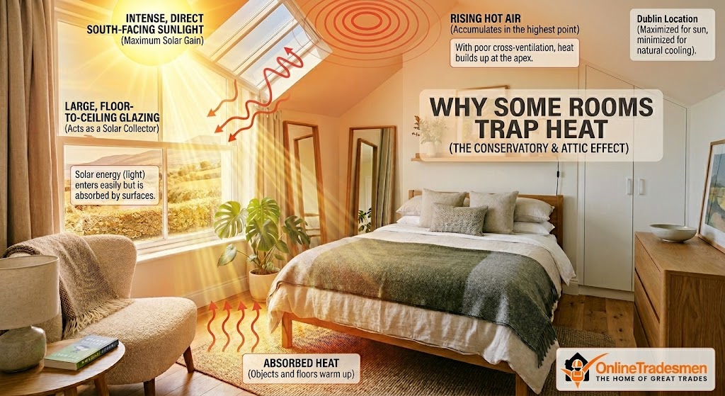 Heat trap rooms
