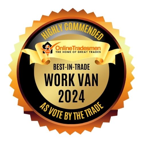 best work van highly commended