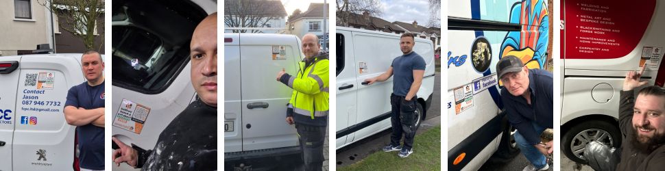 Tradesmen With OnlineTradesmen Van Stickers