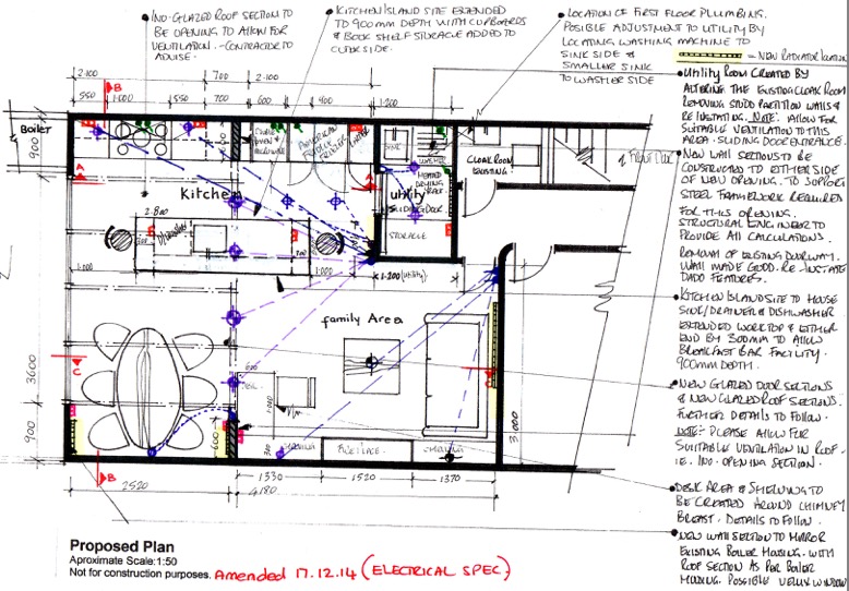 Example of an electrical plan